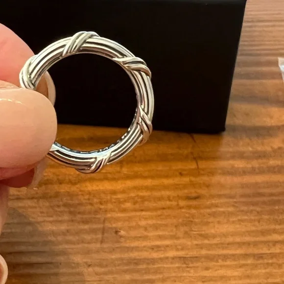 NWT Sz 8 Peter Thomas Roth Signature Classic Band Ring Sterling Silver … - Picture 7 of 8